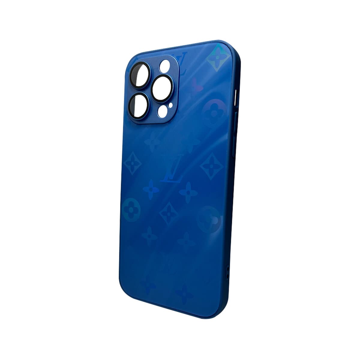 Захисний чохол-накладка AG Glass Gradient LV Frame для iPhone 11 Pro Navy Blue (AGLVFrameiP11PDBlue)c