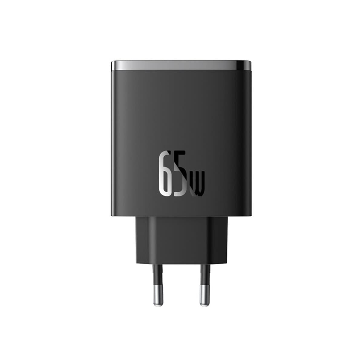 Зарядное устройство Baseus Cube Pro Fast Charger 2xType-C 1xUSB 65W EU Black (P10152301113-00)