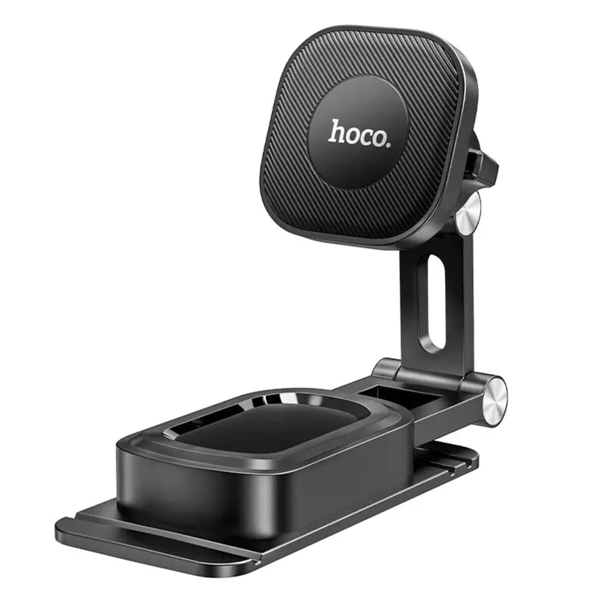 Автомобільний тримач автоутримувач HOCO H4 Mike magnetic car mount center console Black