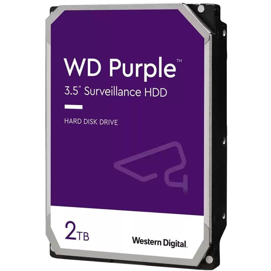 Жорсткий диск WD Purple HDD 2TB 5400rpm 256M SATA III (WD23PURZ)
