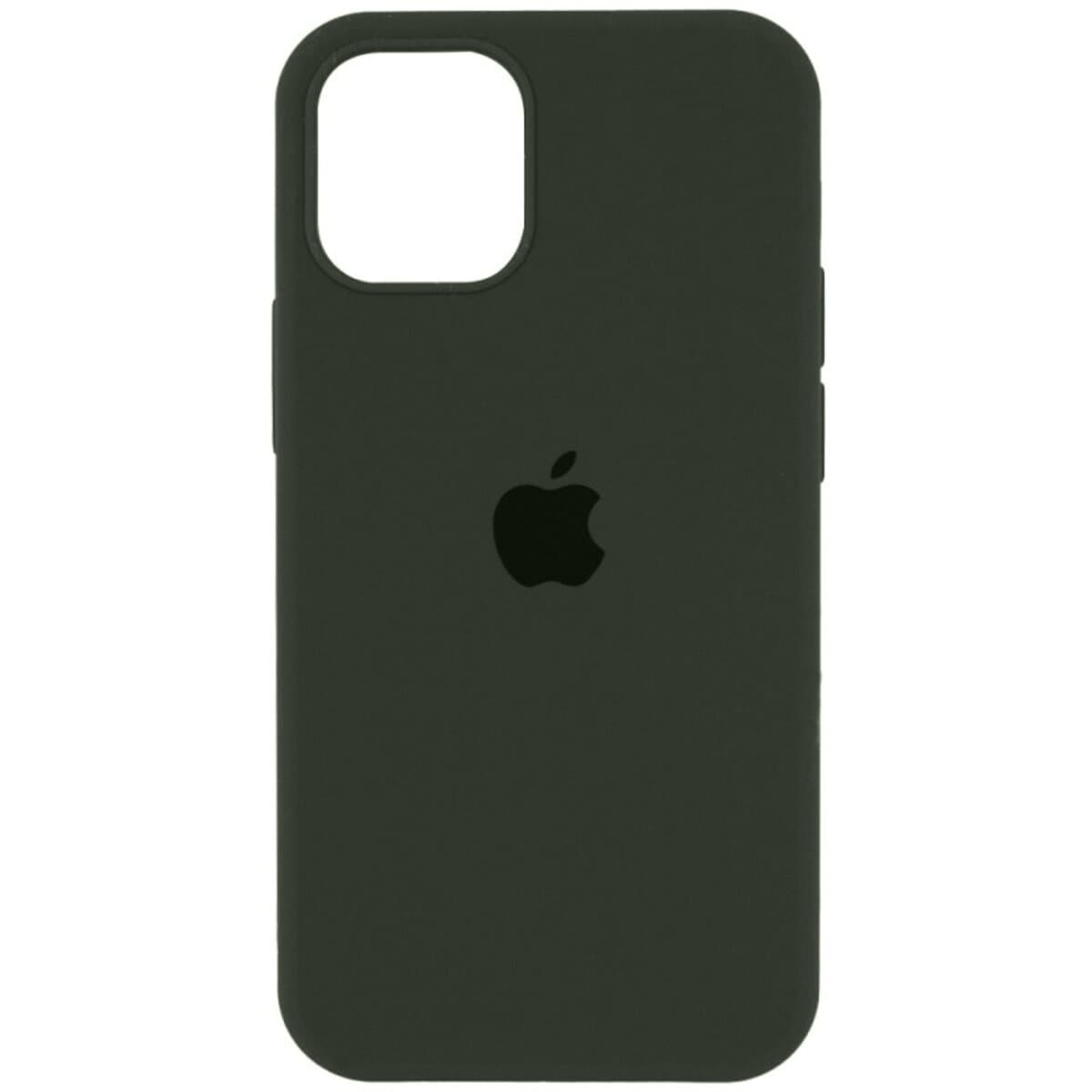 Защитный чехол-накладка Silicone Full Case AA Open Cam для Apple iPhone 12 Pro Atrovirens (FullOpeAAi12P-40)