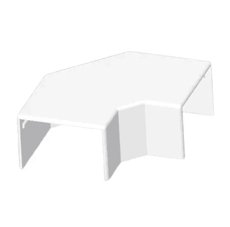 Кут прямий LH Kopos 3928 80x40мм ПВХ IP40 White