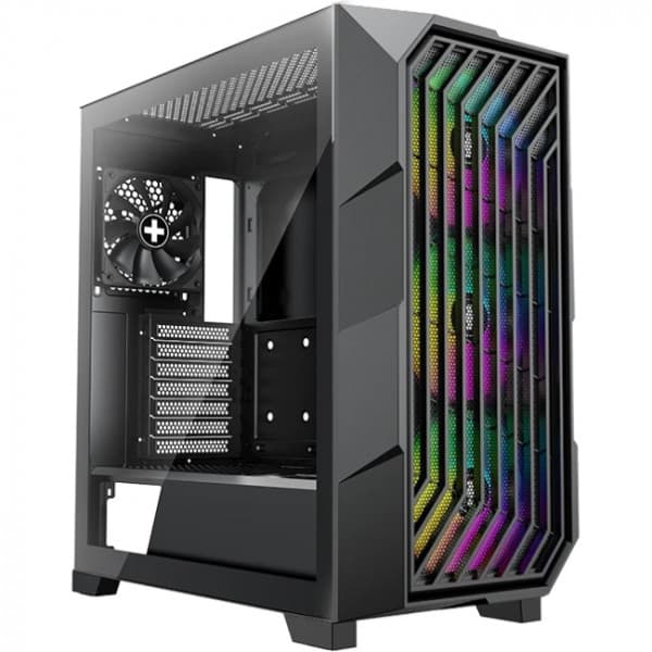 Корпус для комп'ютера Xilence XILENT BREEZE II Performance A + X812.ARGB 2xUSB3.0 3xARGB FAN 12cm без БЖ ATX Black (XG181_X812.ARGB)