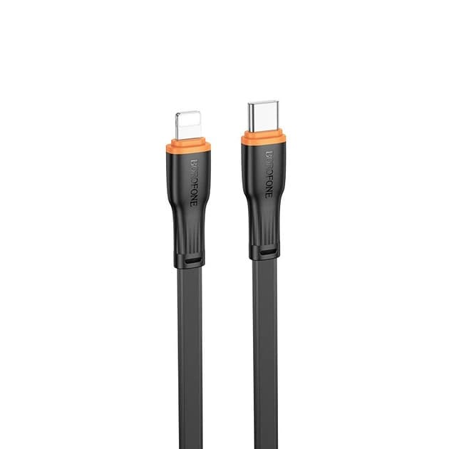 Кабель BOROFONE BX118 Esplendido 2.4A 1m charging data cable Type-C to Lightning Black