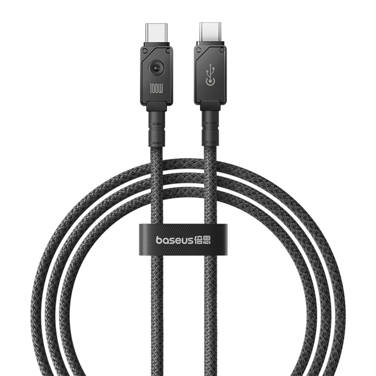 Кабель Baseus Unbreakable Series Fast Charging Data Cable Type-C to Type-C 100W 1m Black (P10355800111-00)
