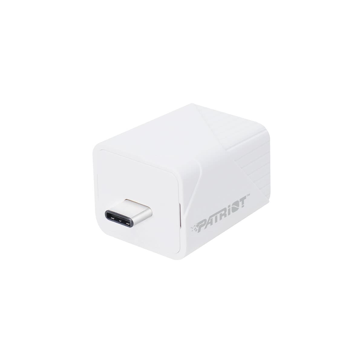 Флешка для автоматического резервного копирования Patriot iLuxe Cube C Auto Backup 256GB USB 3.2 Gen 1 Type-C White (PI256GCUW30C)