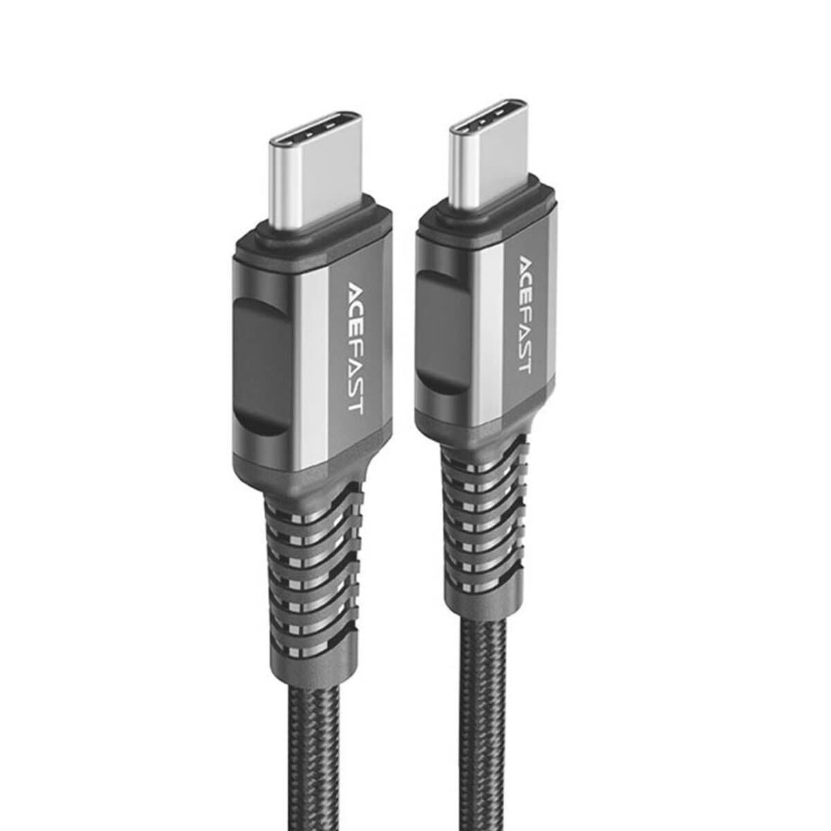 Кабель ACEFAST C1-09 USB-C to USB-C aluminum alloy audio/video transmission Full-featured Data Cable Black (AFC1-09B)