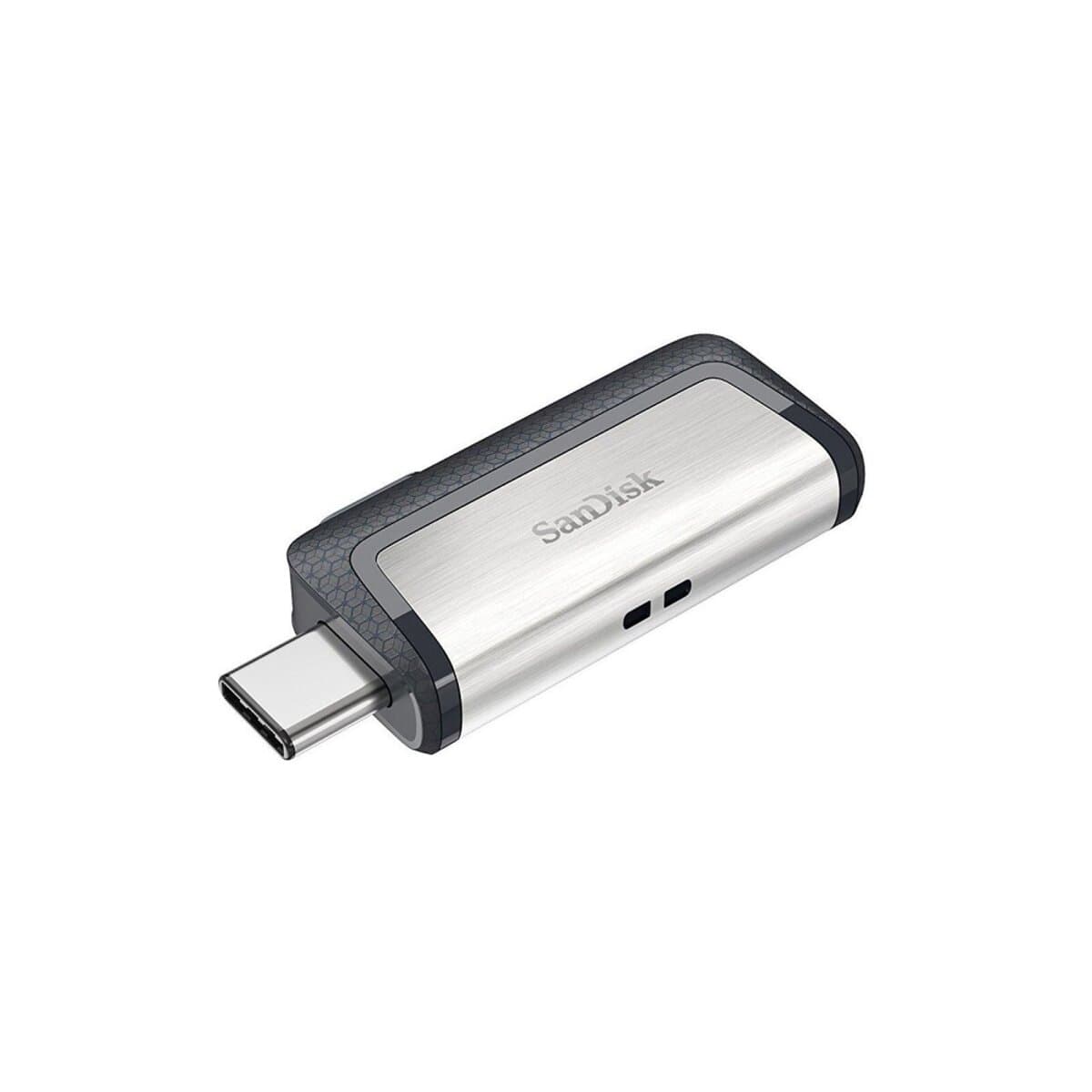 Флеш пам'ять флешка SanDisk Ultra Dual Type-C 256Gb USB 3.1 150Mb/s Silver-Black (SDDDC2-256G-G46)