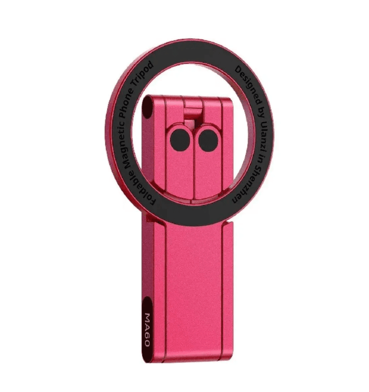 Настільний тримач підставка для телефону Ulanzi Vijim Ulanzi MA60 Foldable Magnetic Phone Tripod Pink (S039)