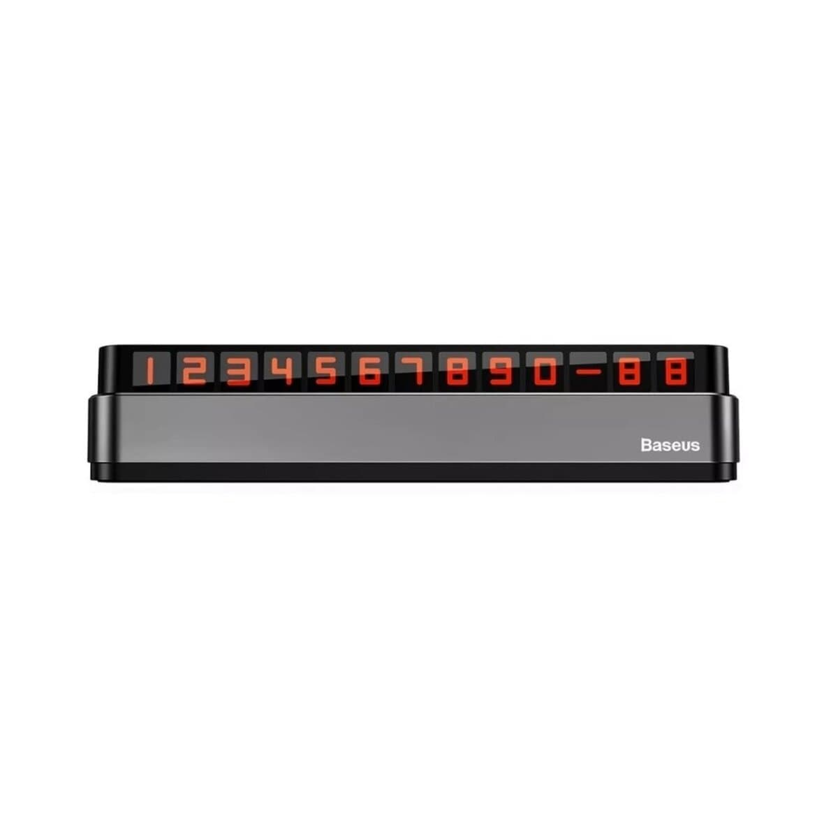 Паркувальна картка-візитка на панель Baseus Moonlight Box Series Temporary Parking Number Plate Dark Grey (ACNUM-B0G)