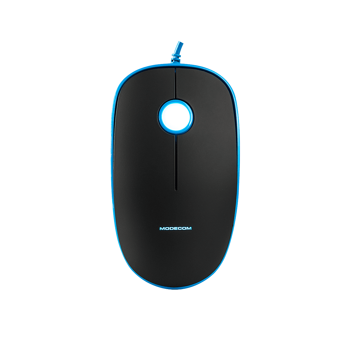 Дротова мишка Modecom MC-M111 3кн 1600dpi Black-Blue (M-MC-M111-140)