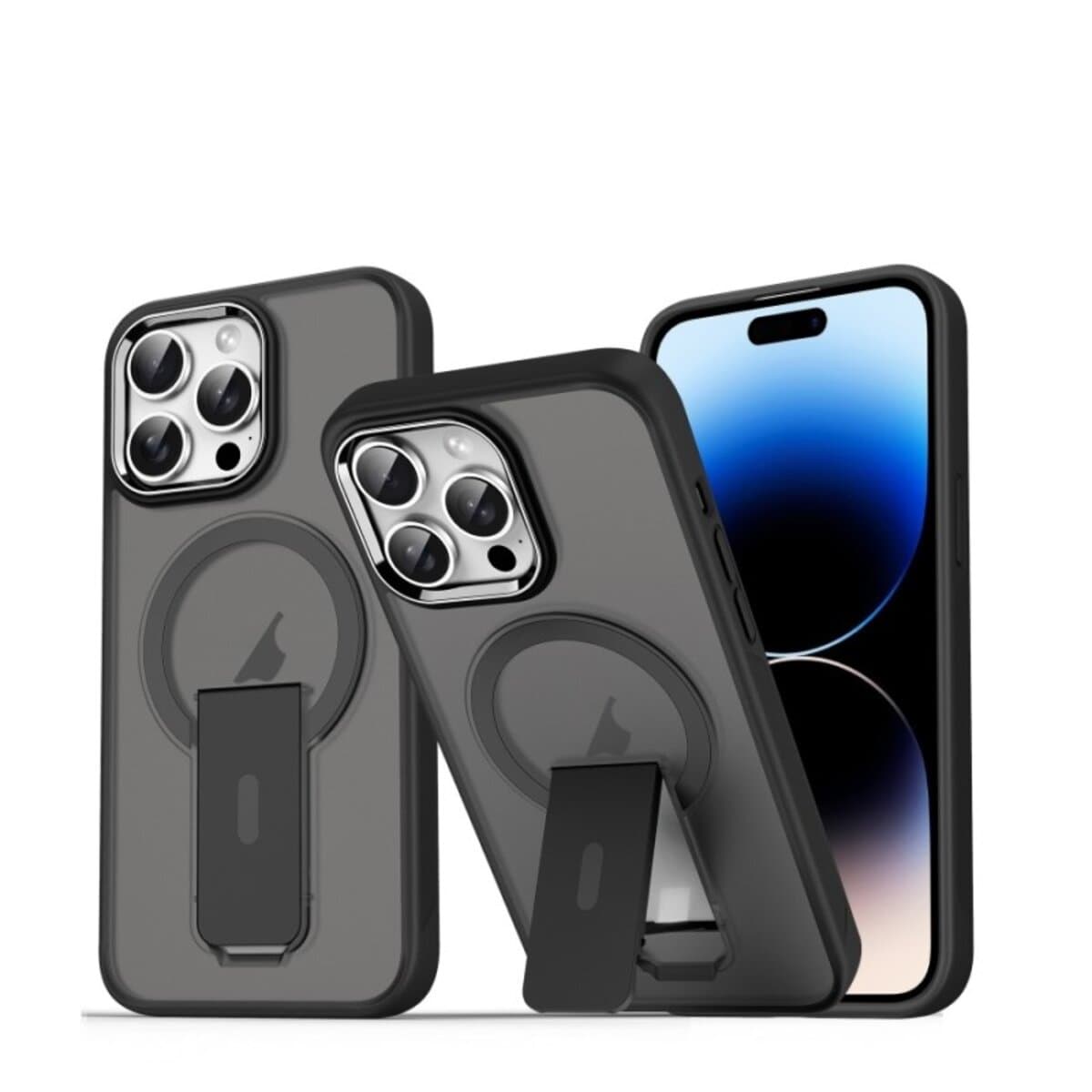 Защитный чехол-накладка Cosmic Magnetic Stand для Apple iPhone 14 Pro Max Black (MagStand14PMBlack)