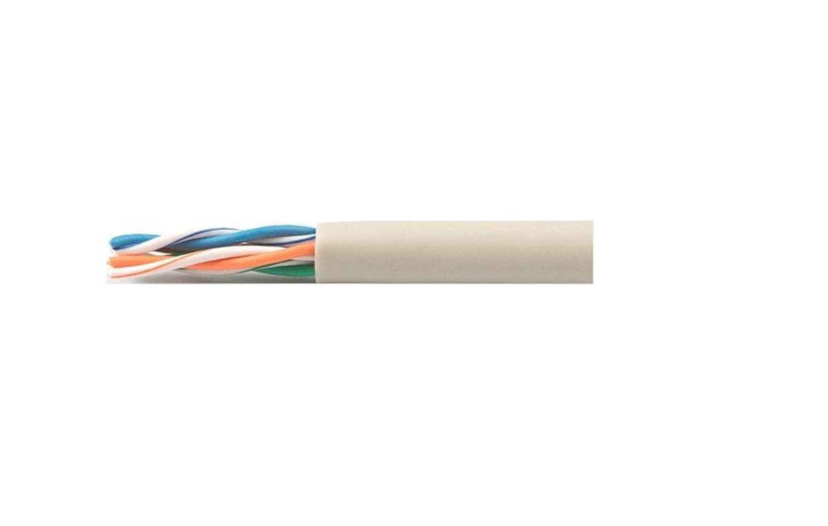 Кабель Kingda KDUT8001-CCA UTP Cat-5e PVC 4 пари CCA 24AWG 305м Grey