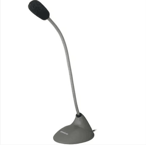 Микрофон настольный конденсаторный Defender MIC-111 jack 3.5 мм Black (64111)