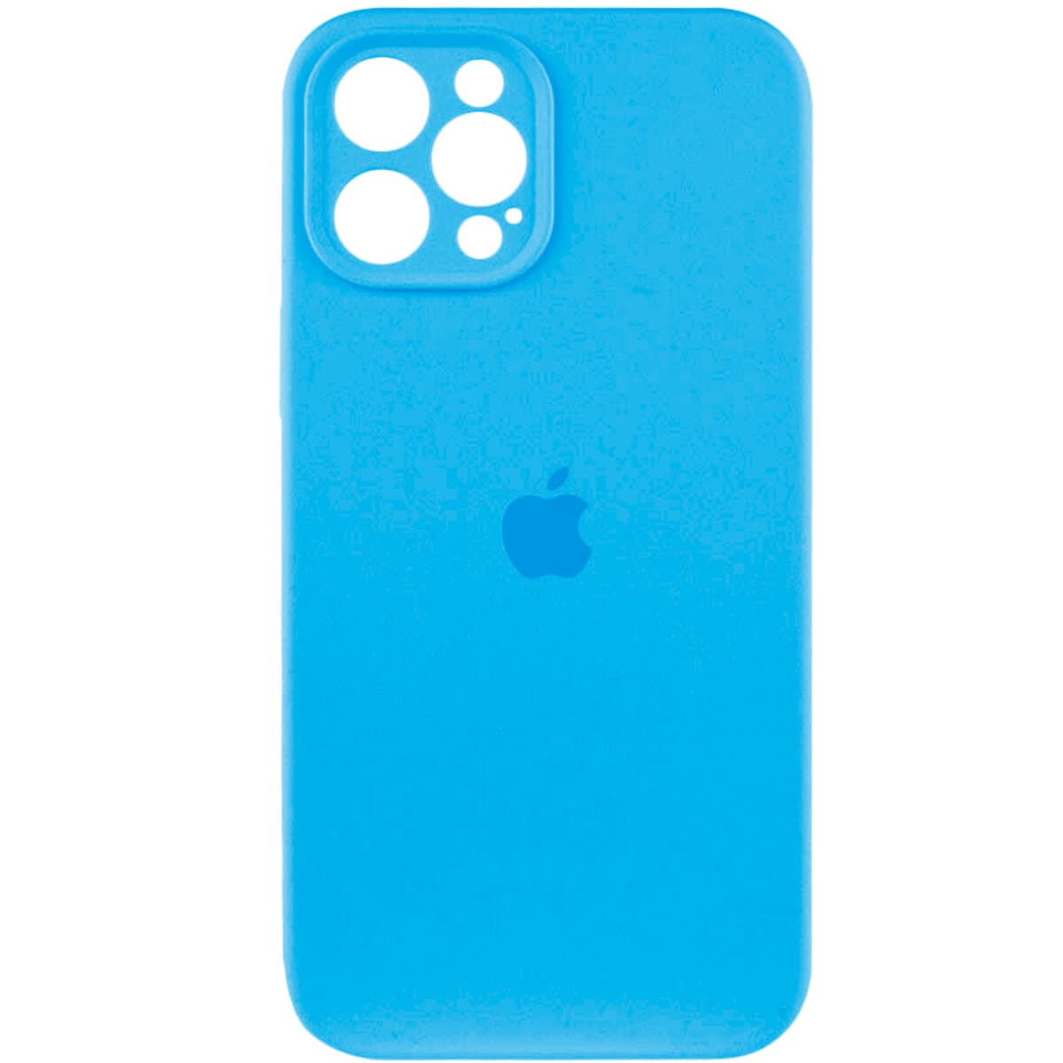 Захисний чохол-накладка Silicone Full Case AA Camera Protect для iPhone 12 Pro Light Blue (FullAAi12P-44)