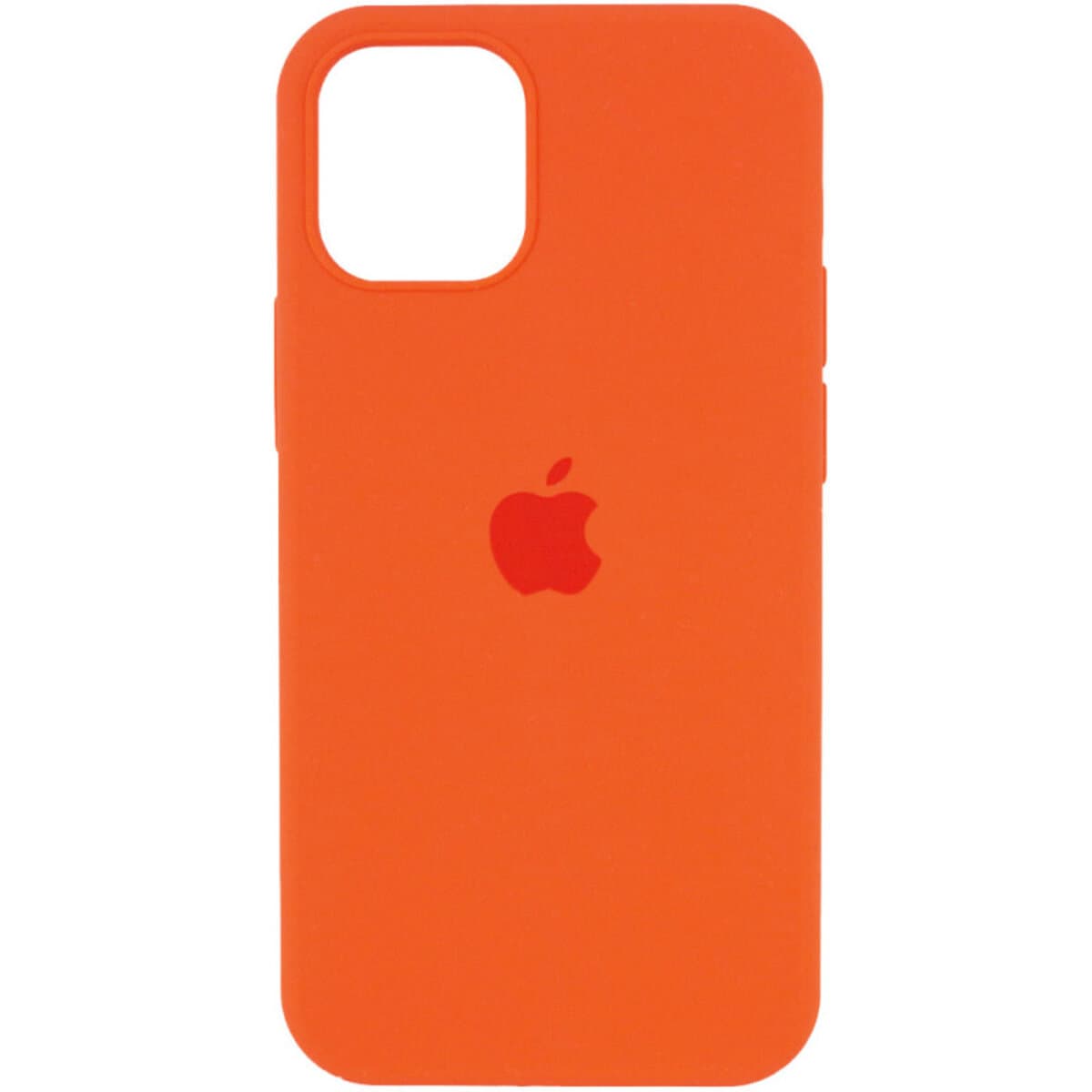 Защитный чехол-накладка Silicone Full Case AA Open Cam для Apple iPhone 12 Orange (FullOpeAAi12-52)
