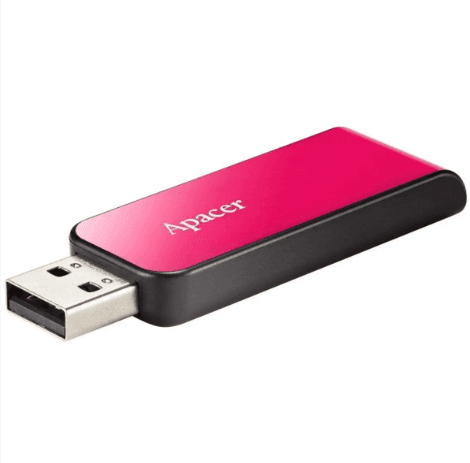 Флеш пам'ять флешка Apacer AH334 USB 2.0 32Gb Pink (AP32GAH334P-1)