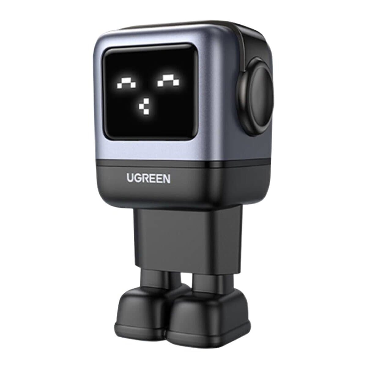 Зарядний пристрій UGREEN Uno RG 65W 3-Port 2xType-C 1xUSB GaN Fast Charger EU Space Gray (UGR-25685B)