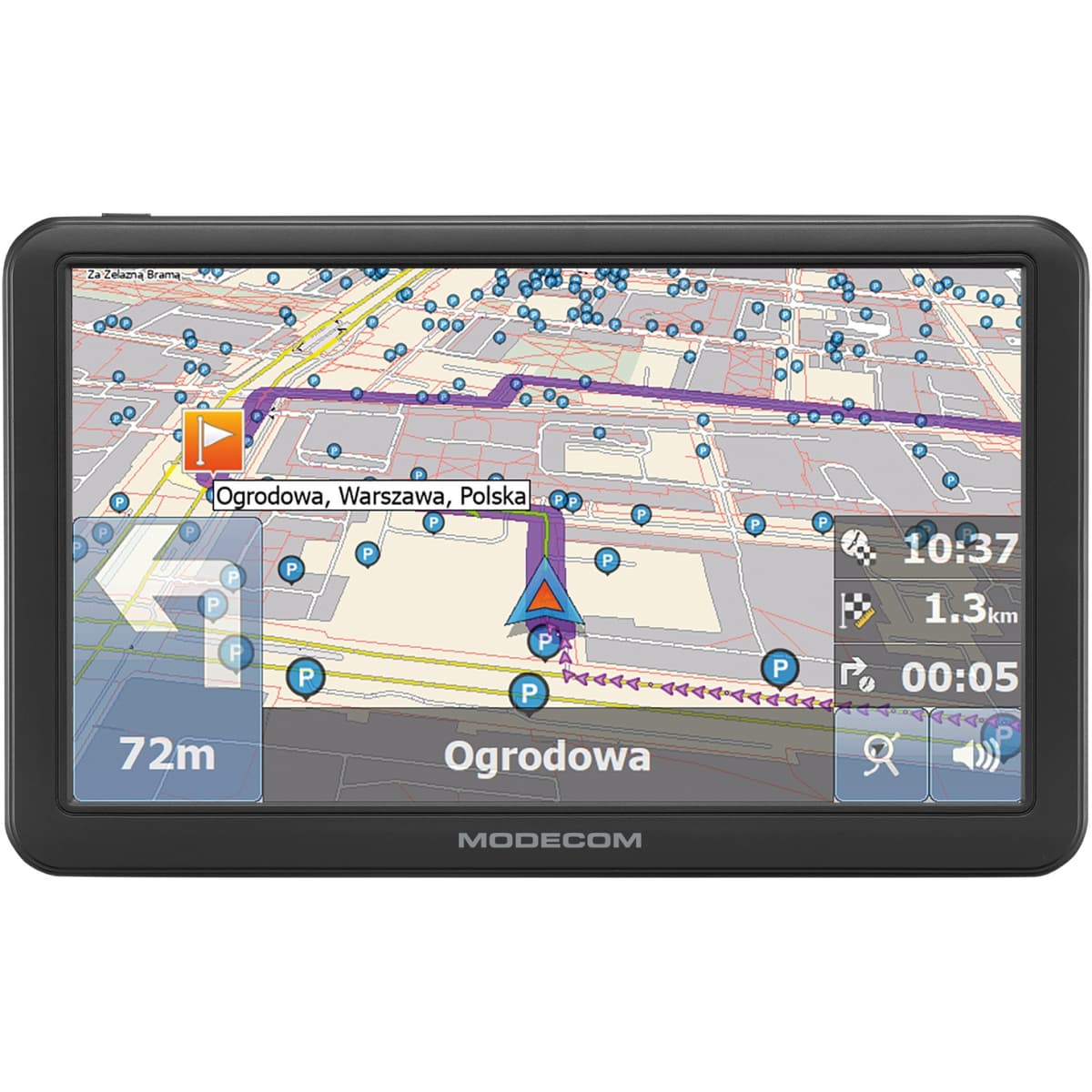 GPS-навігатор Modecom Device FreeWAY CX 7.4 TFT 16GB 7'' MapFactor EU Black (NAV-FREEWAYCX74-MF-EU)