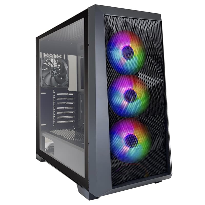 Корпус для комп'ютера Xilence XILENT BREEZE Performance A + X712.RGB 2xUSB3.0 3xARGB FAN 12cm без БП ATX Black (XG131_X712.RGB)
