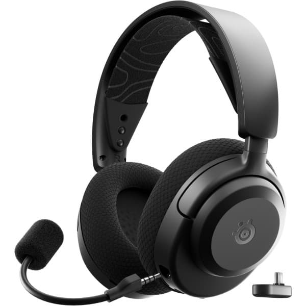 Бездротові ігрові навушники з мікрофоном SteelSeries Arctis Nova 3X Wireless MultiPlatform Xbox Bluetooth 2.4 ГГц Black (61689)