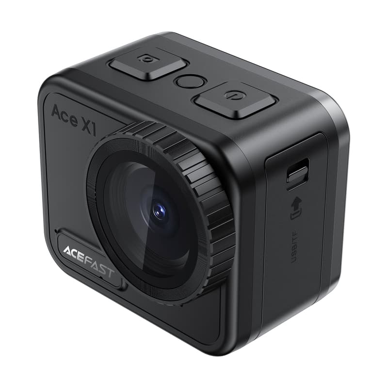 Экшн-камера ACEFAST X1 4K Waterproof Action Camera 3840x2160 2.1'' 1050mAh Black