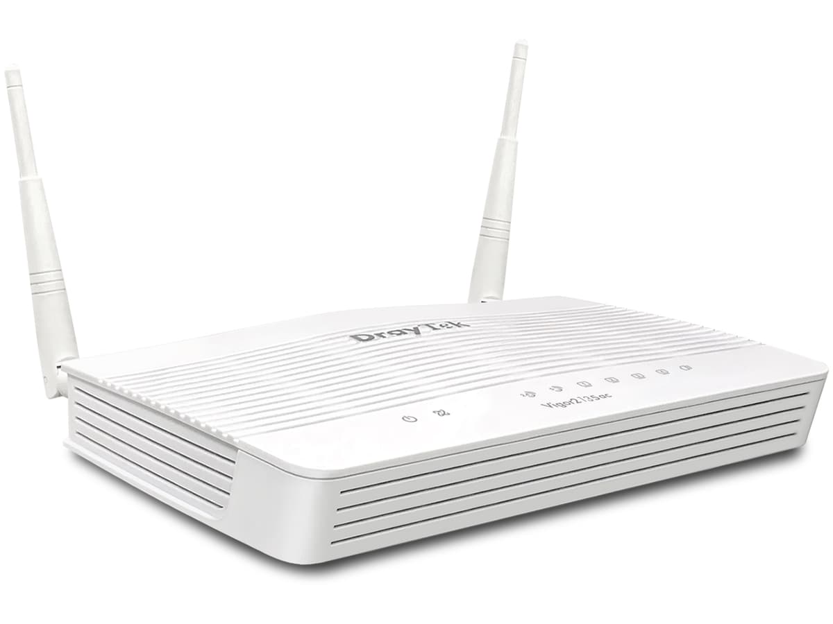 Маршрутизатор Drytek Vigor 2135ac, 1 WAN GbE, 4 LAN GbE, 2 USB 2.0, 2 VPN, Multi-LAN 4+IP Routed Su White (Vigor2135ac)
