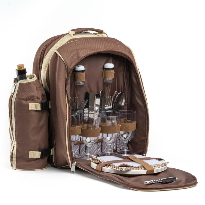 Набір для пікніка в сумці Ranger YONOVO RA9956 на 4 особи Brown