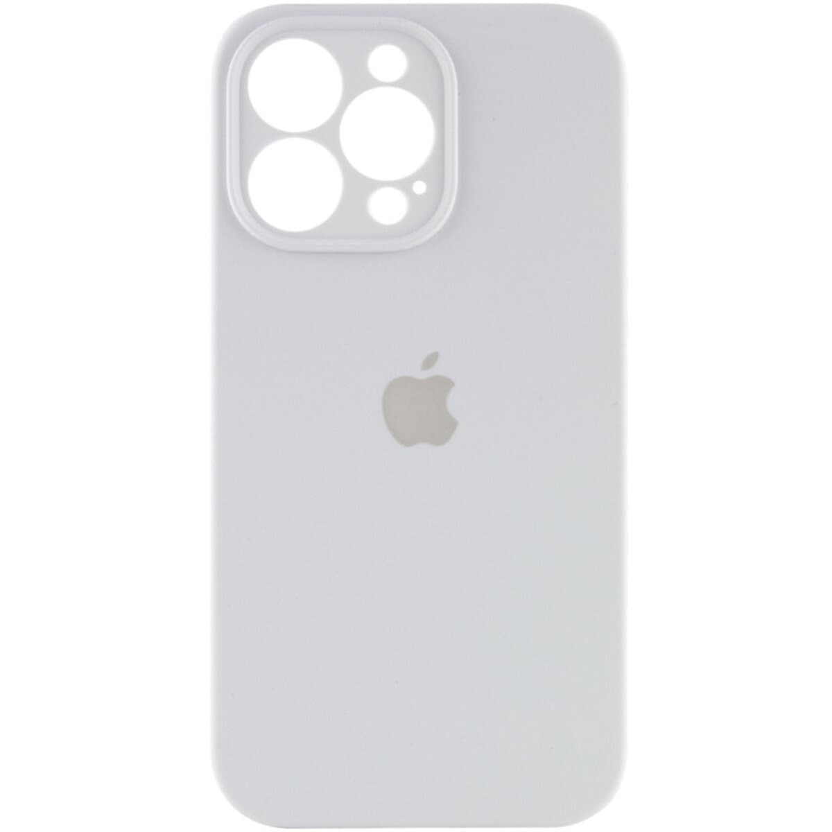 Защитный чехол-накладка Silicone Full Case AA Camera Protect для Apple iPhone 16 Pro White (FullAAi16P-8)