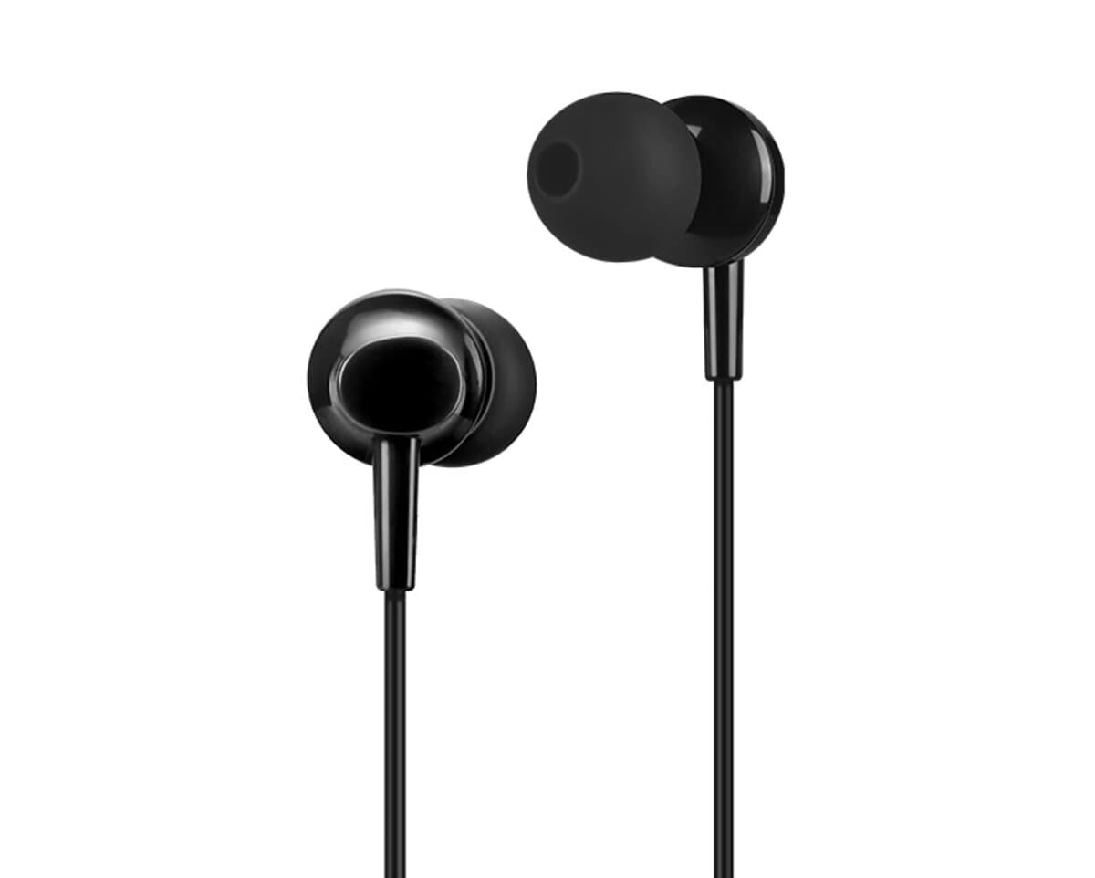 Проводные наушники HOCO M14 initial sound universal earphones with mic 3.5мм 1.2м Black