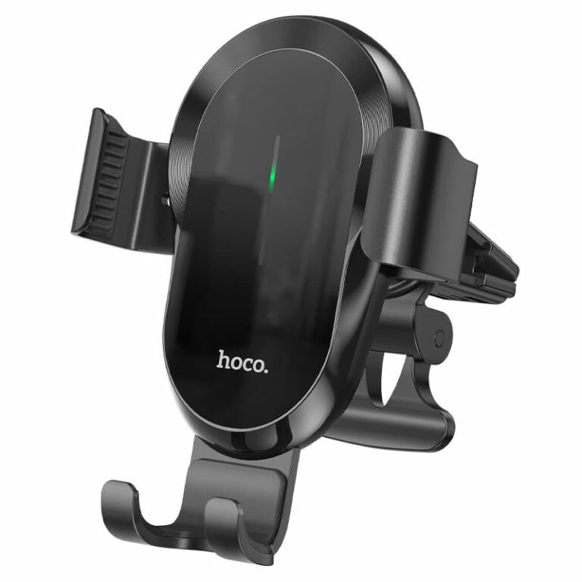 Автомобильный держатель автодержатель HOCO CA105 Guide 3-axis linkage wireless charging car holder Black