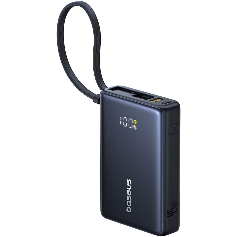Powerbank павербанк УМБ Baseus PicoGo Digital Display Power Bank 10000mAh 45W Black (P10076803123-00)