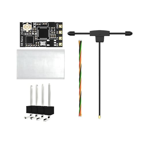 Приймач сигналу з антеною для дрона квадрокоптера SpeedyBee Nano 2.4ГГц RX ELRS (957033)
