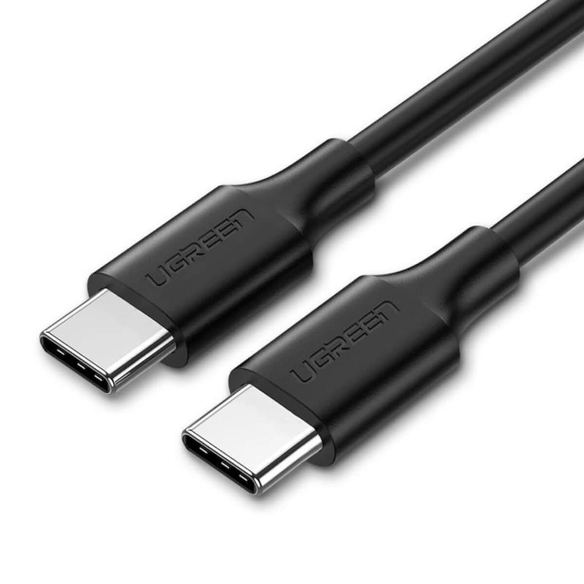 Кабель UGREEN US286 USB 2.0 Type-C to Type-C Cable Nickel Plating 1m 3A Black (UGR-50997)