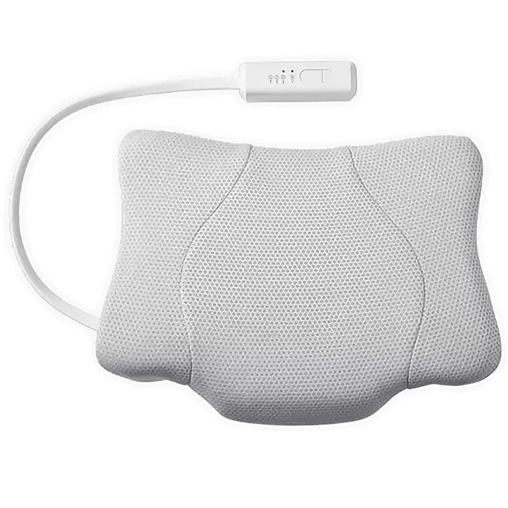 Розумна масажна подушка для шиї LERAVAN Neck pillow Grey