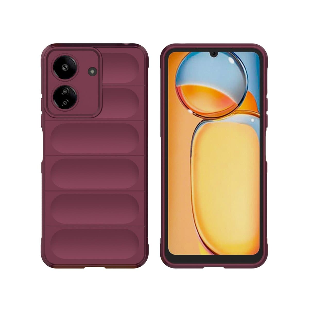Защитный чехол-накладка Cosmic Magic Shield для Xiaomi Redmi 13C 4G/POCO C65 Plum (MagicShXi13CPlum)