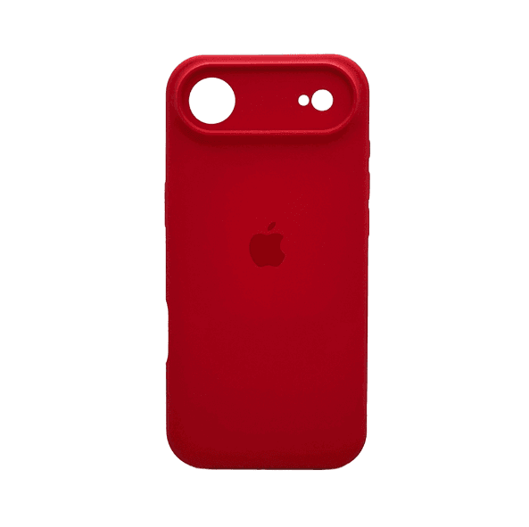 Защитный чехол-накладка Silicone Full Case AA Camera Protect для Apple iPhone 17 Air Berry Red (FullAAi17A-43)