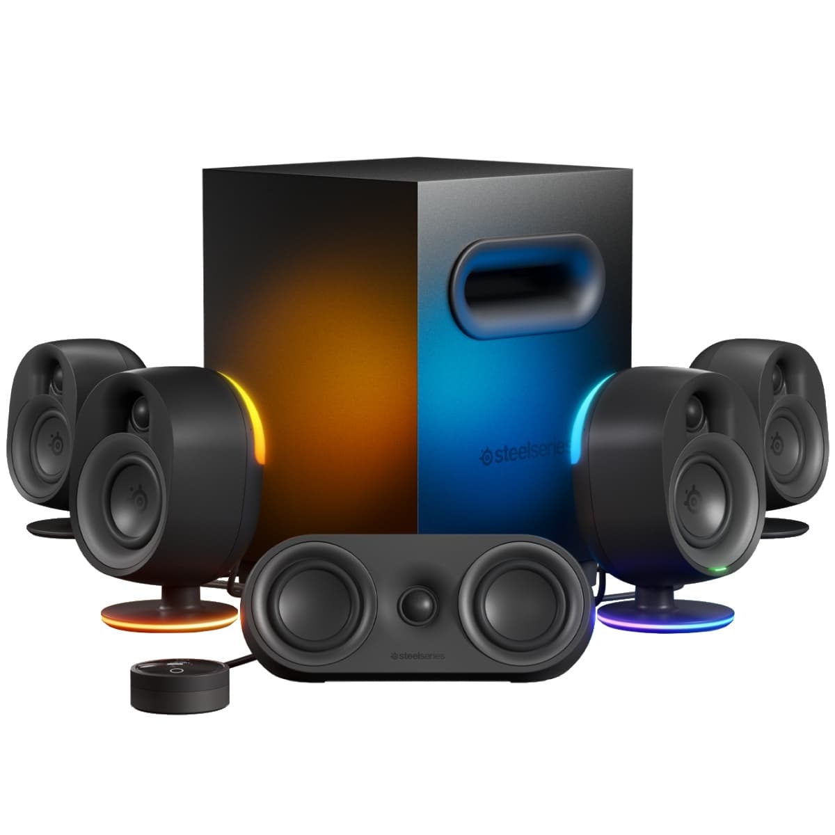 Акустична система SteelSeries Arena 9 5.1 Bluetooth RGB Black (61549)