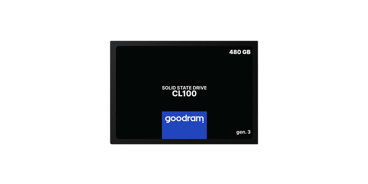Твердотільний накопичувач SSD GoodRAM CL100 480Gb SATA III 2.5" TLC (SSDPR-CL100-480-G3#)