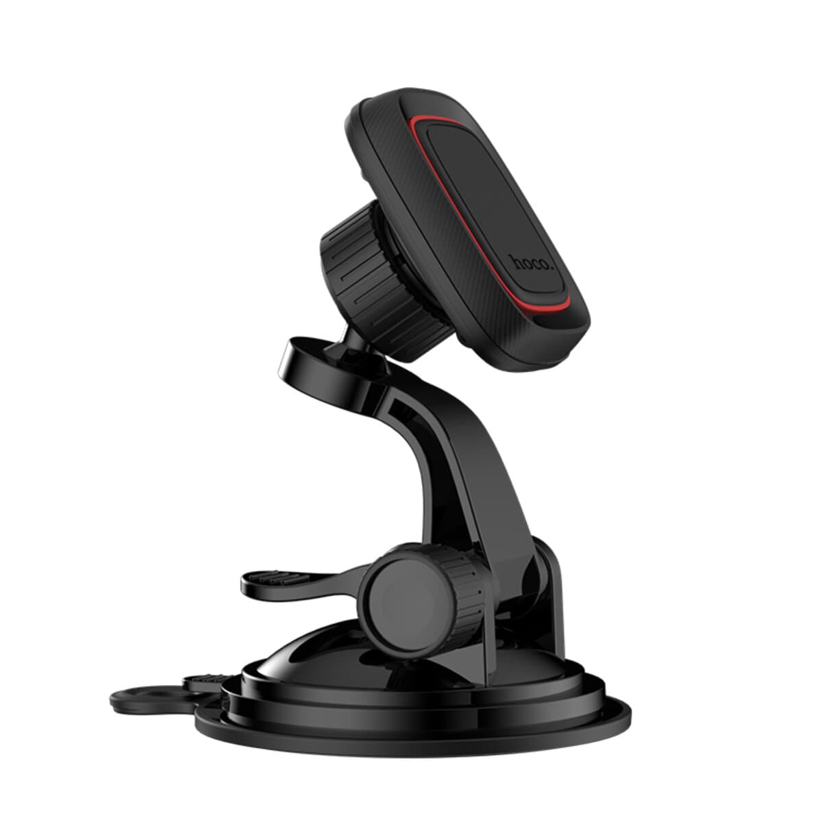 Автомобильный держатель автодержатель HOCO CA28 Happy journey series suction cup magnetic car holder Black
