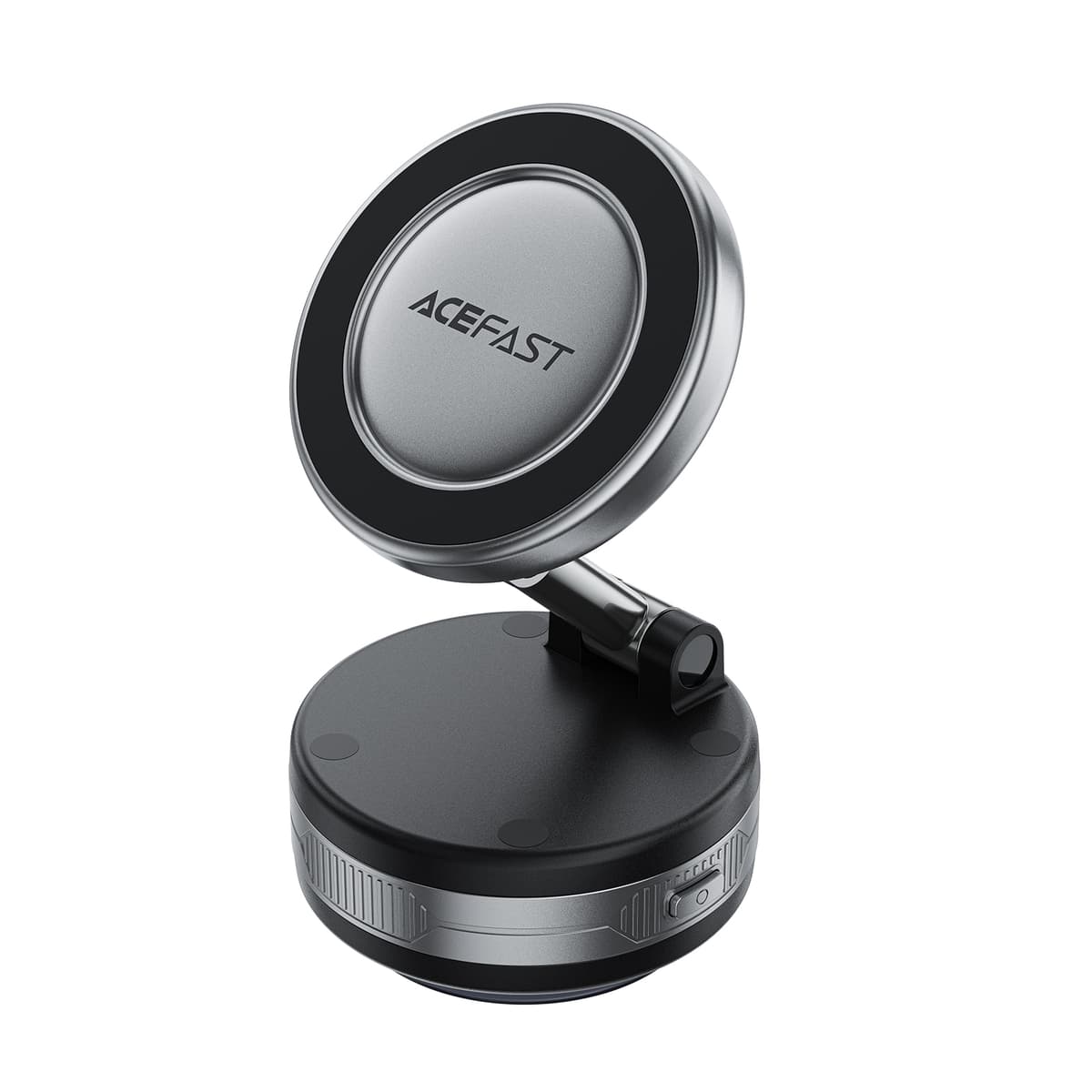 Тримач для телефону автотримач ACEFAST E30 Electric Suction cup magnetic Phone holder Metal Gray