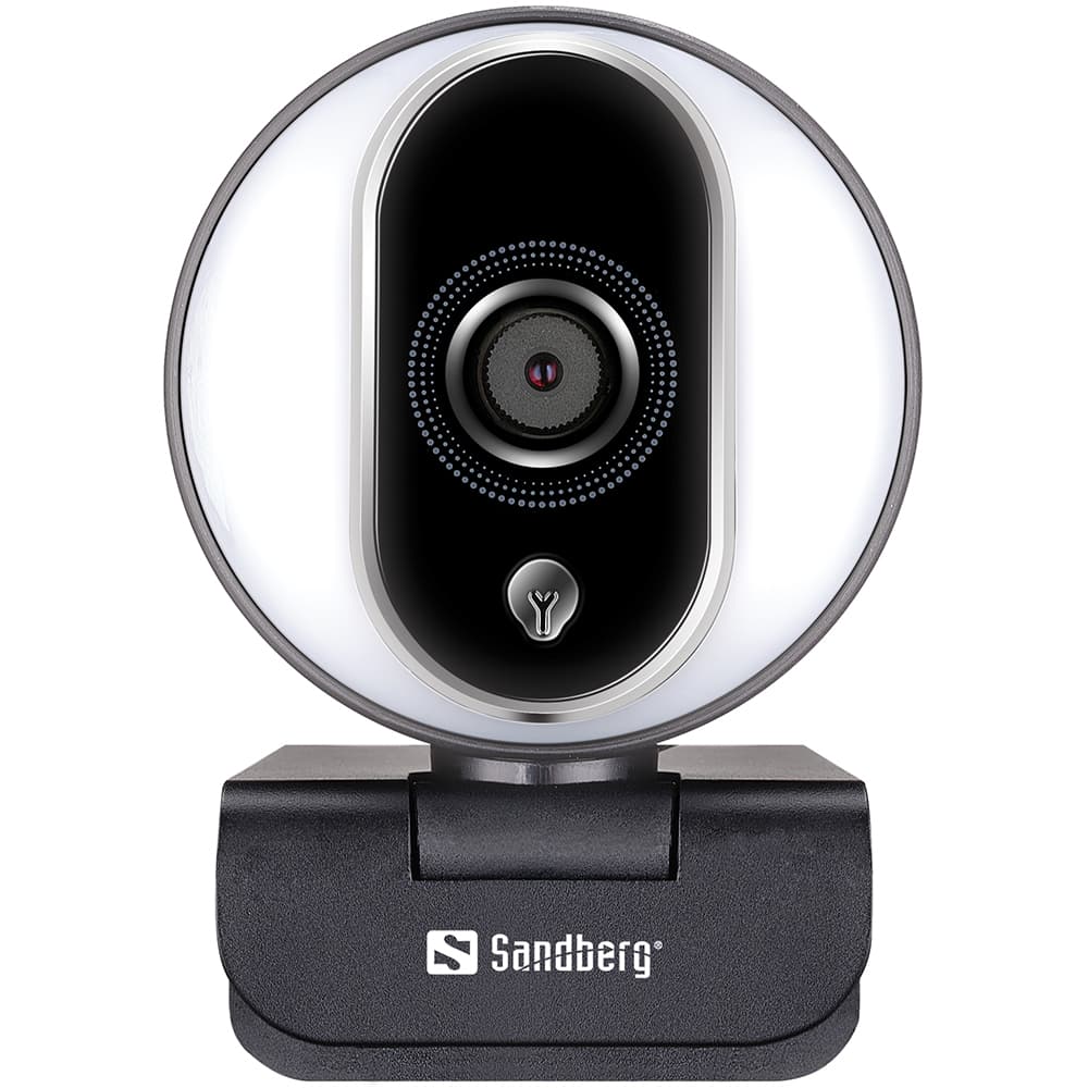 Вебкамера Sandberg Streamer Webcam Pro Full HD Autofocus LED подсветка автофокус Black (134-12)