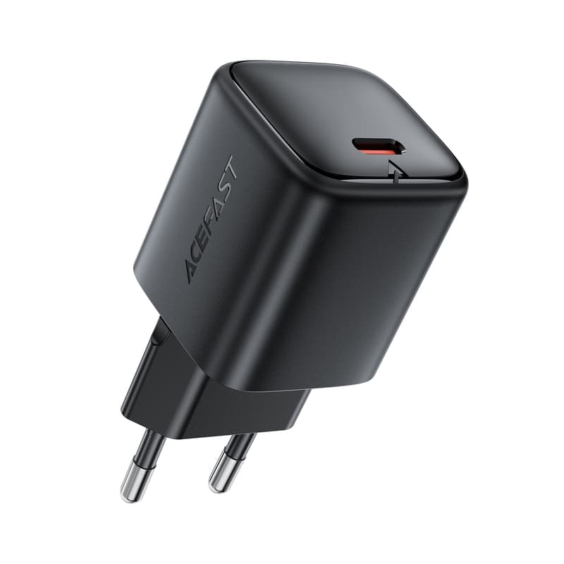 Зарядний пристрій ACEFAST A136 PD40W Mini GaN 1xType-C Fast Charger Black