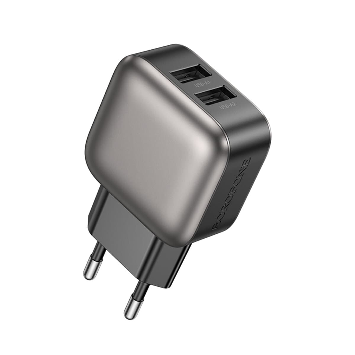 Зарядное устройство BOROFONE BAS51A Absolute dual-port 2xUSB 2.4A charger Black