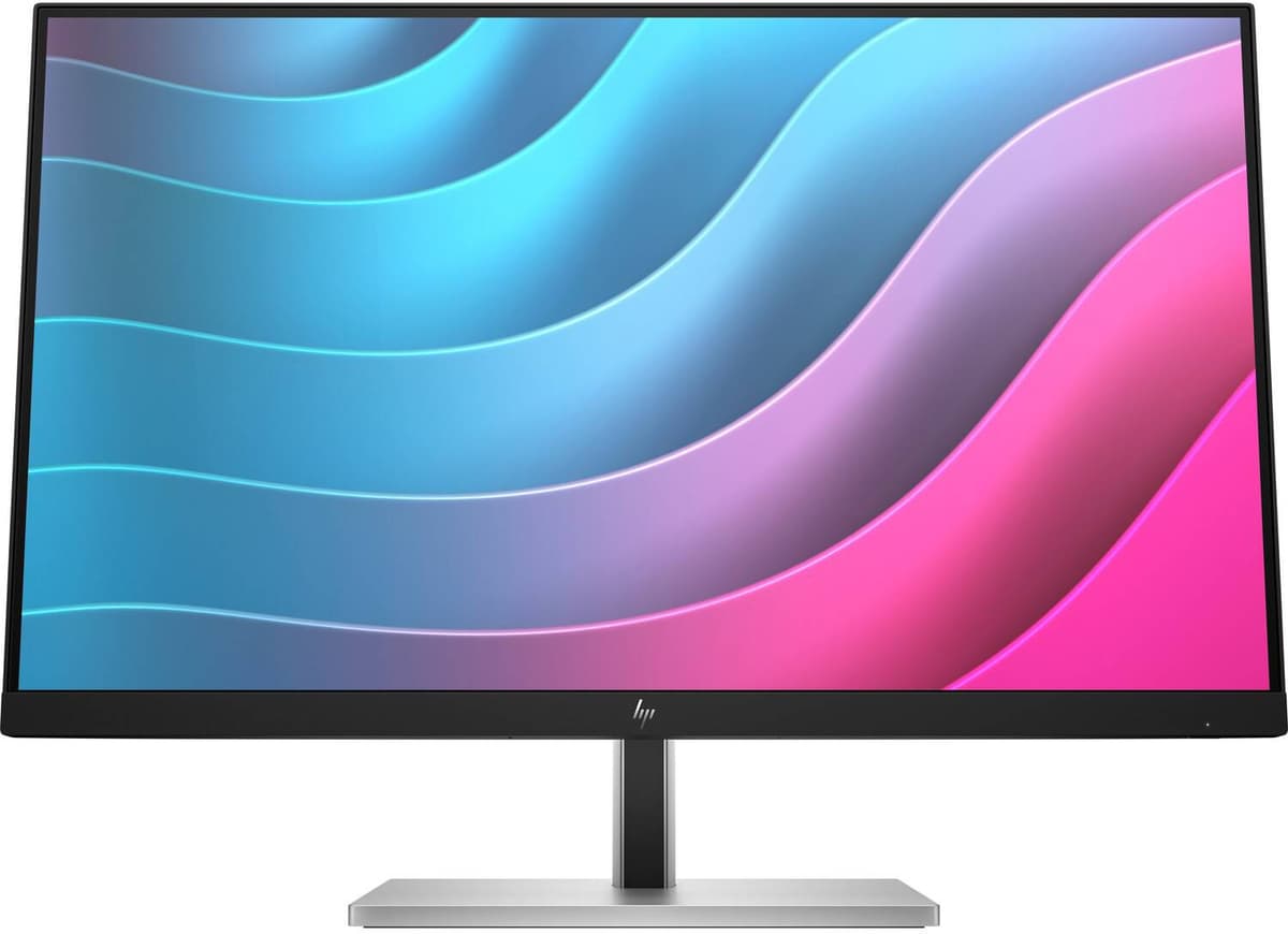 Монітор HP E24 G5 TFT 23.8" FHD IPS 75 Гц HDMI DP USB-hub HAS Pivot Black-Silver (6N6E9AA)