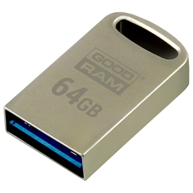 Флеш память флешка GoodRAM UPO3 USB Flash 64GB USB 3.0 Metal Silver (UPO3-0640S0R11)