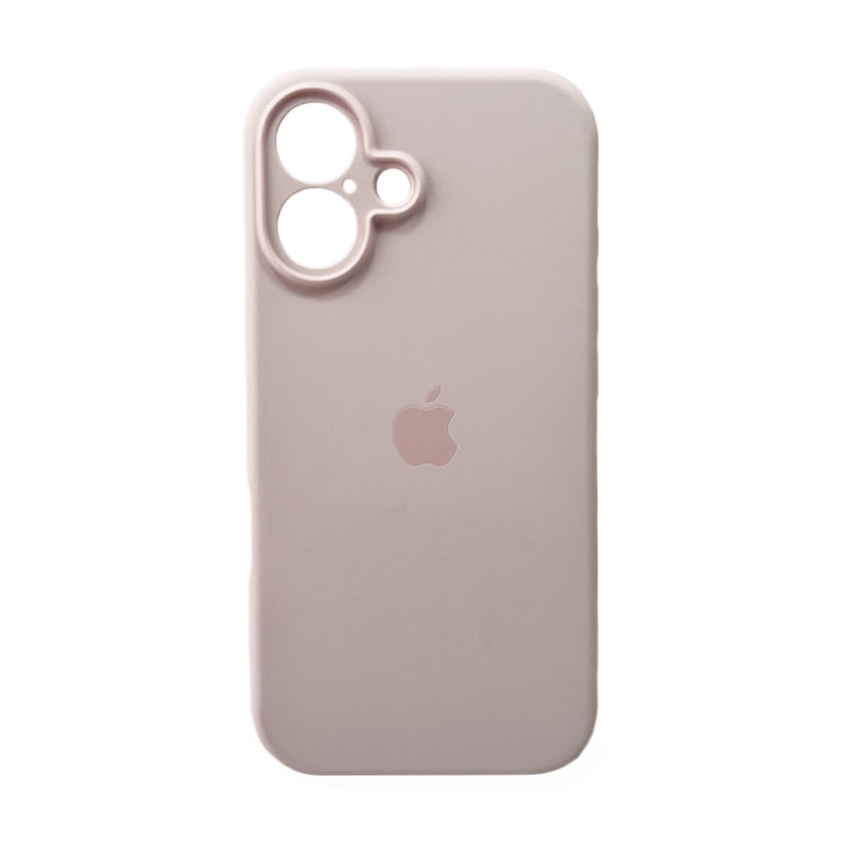 Защитный чехол-накладка Silicone Full Case AA Camera Protect для Apple iPhone 16 Dusty Pink (FullAAi16-57)