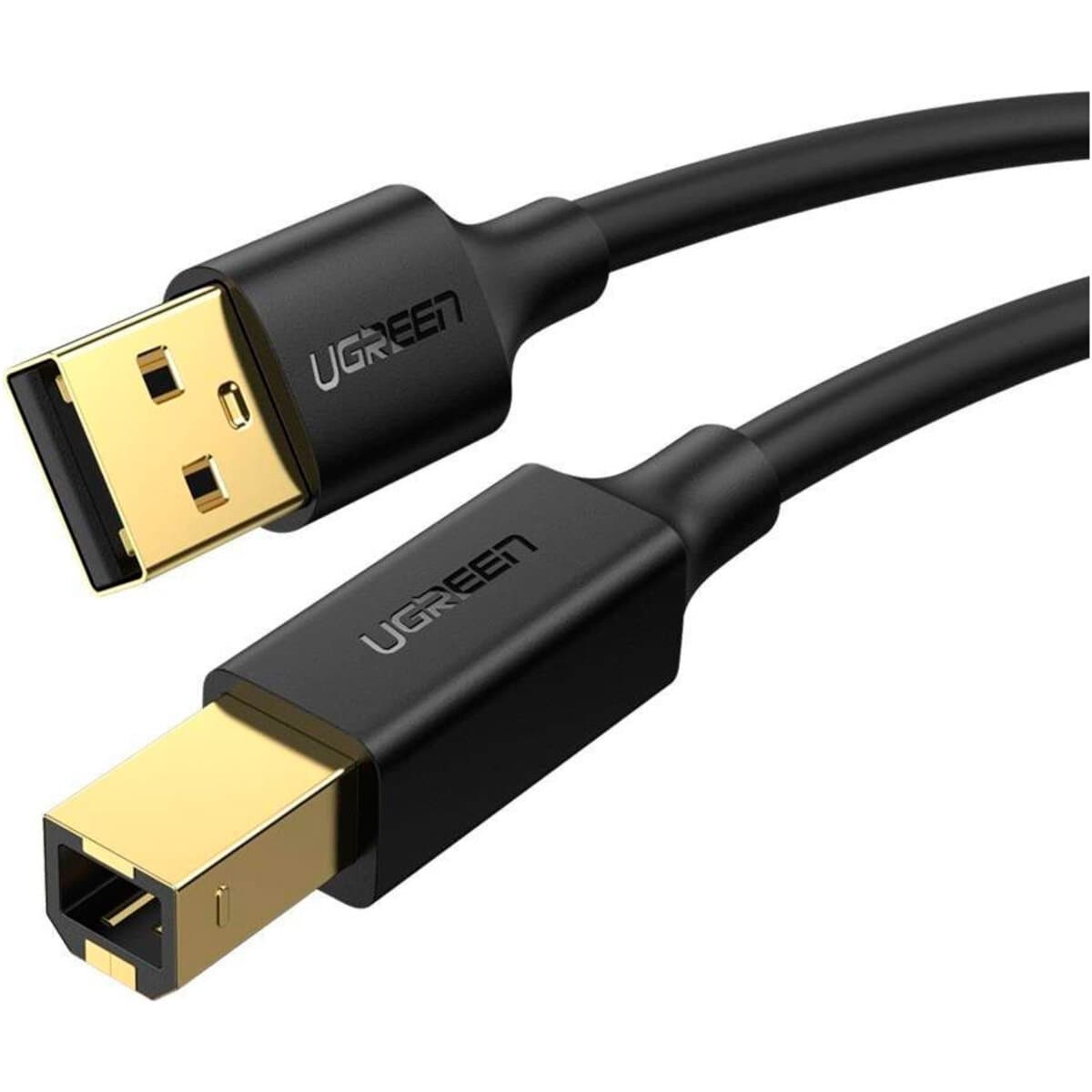 Кабель для принтера UGREEN US135 USB 2.0 AM to BM Print Cable 1.5m Black (UGR-10350)