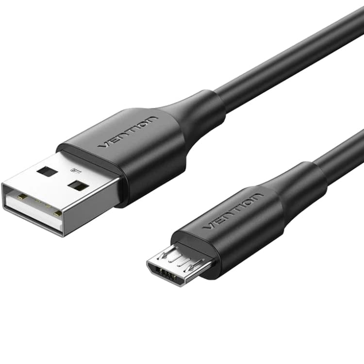 Кабель Vention USB 2.0 AM to MicroUSB 2m Black (CTIBH)