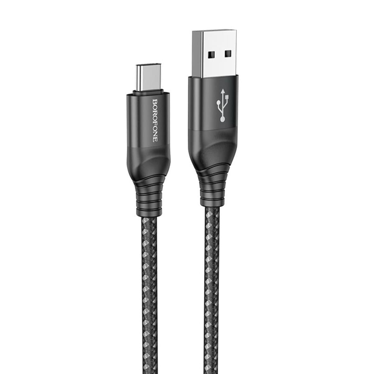 Кабель BOROFONE BX56 Delightful charging data cable for Type-C 1м 3A Black